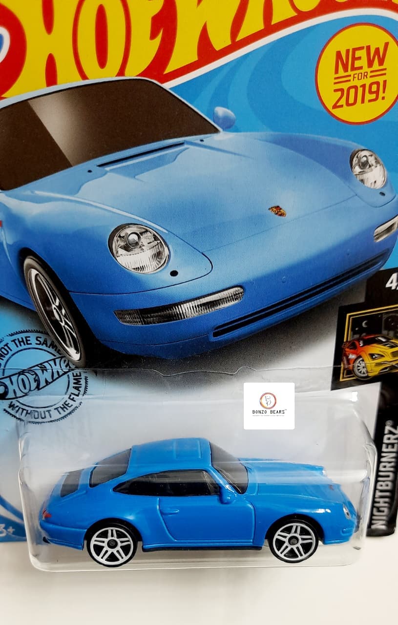 '96 Porsche Carrera (Blue)- Hot Wheels 2019 Release | Bonzo Bears PB18, Newstock