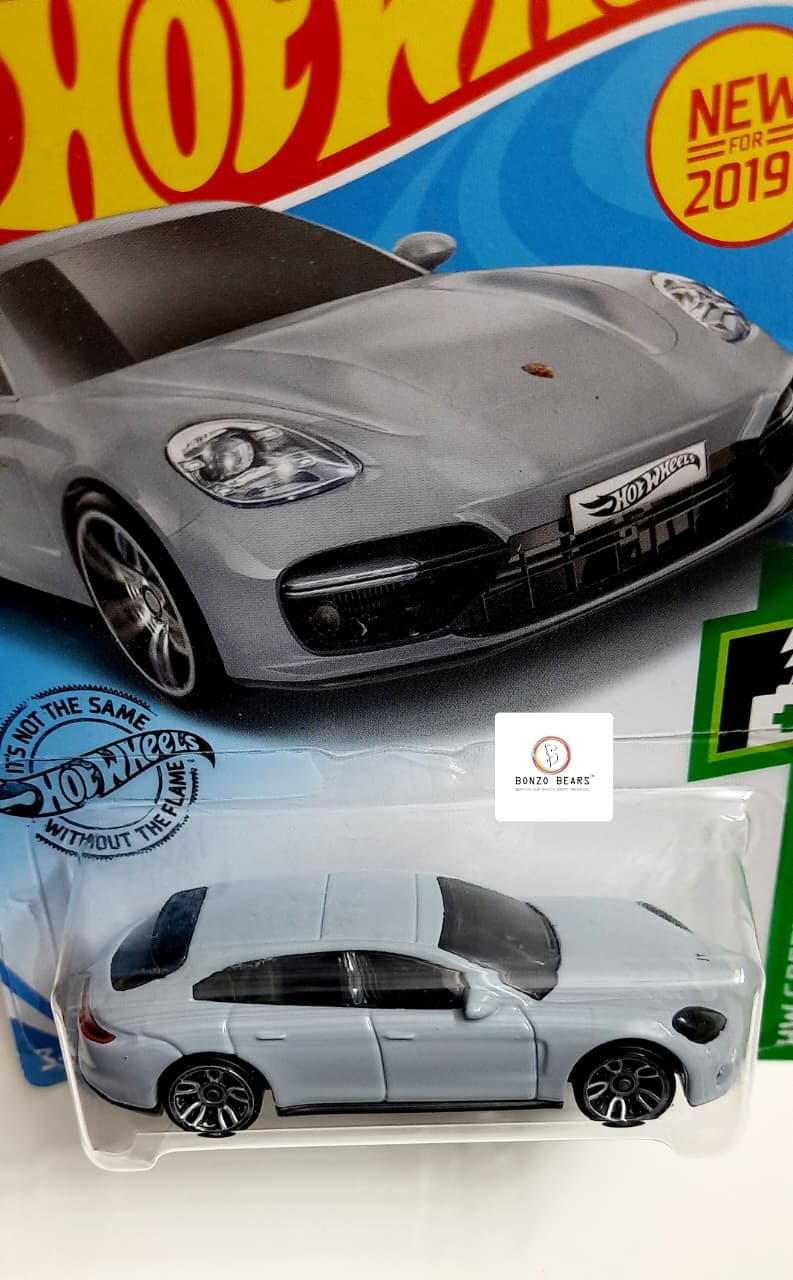 Porsche Panamera Turbo S E-Hybrid Sport Turismo (Grey) - Hot Wheels (2019 Released)| Bonzo Bears