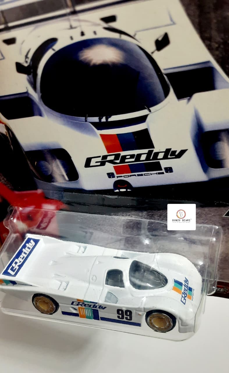 Car Culture "Race Day" series -Porsche 962 (Metal/Metal) Race Day #99 - Hot Wheels | Bonzo Bears
