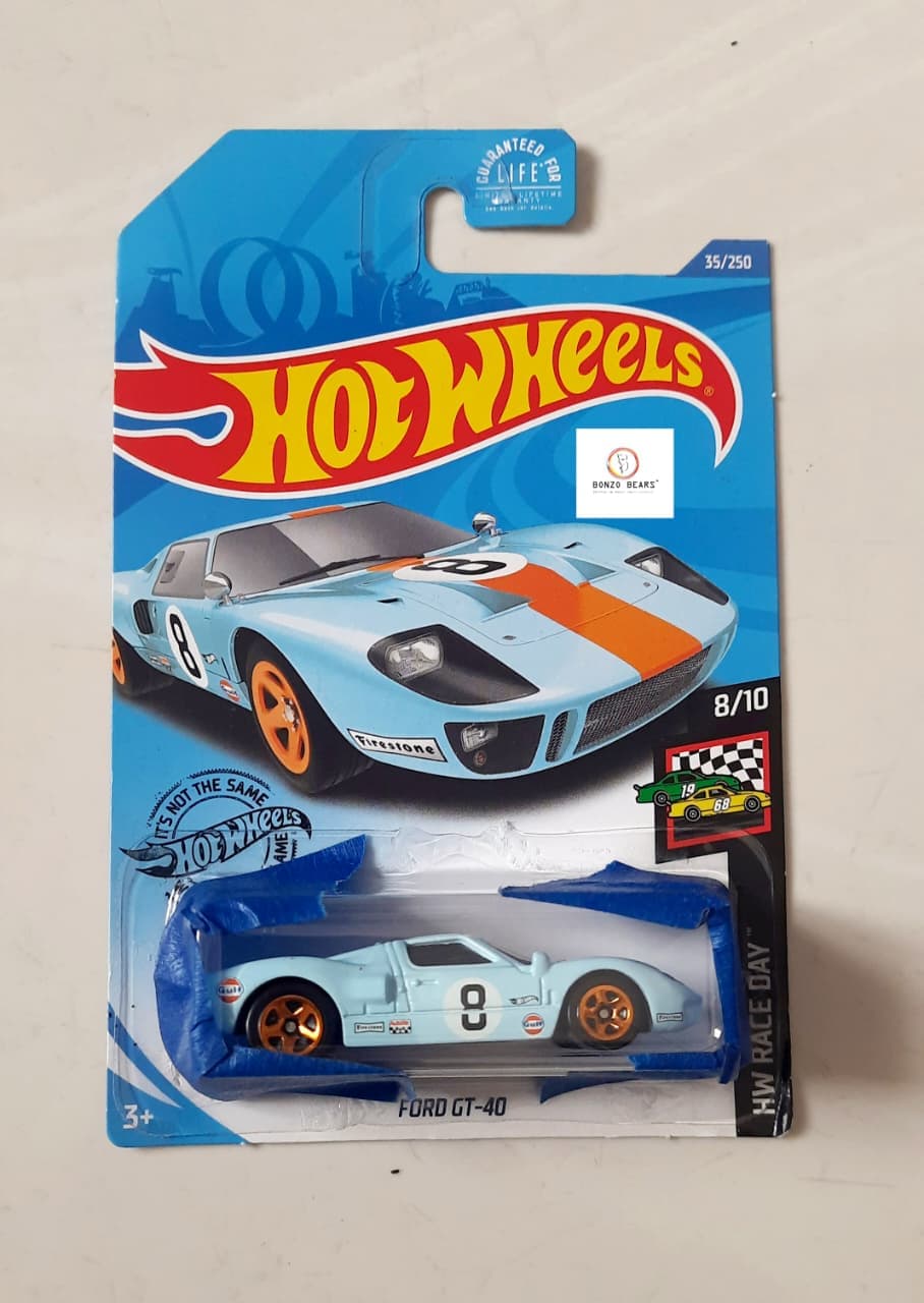 Gulf Edition Ford GT-40 (2020 Released) - Hot Wheels | Bonzo Bears PB18