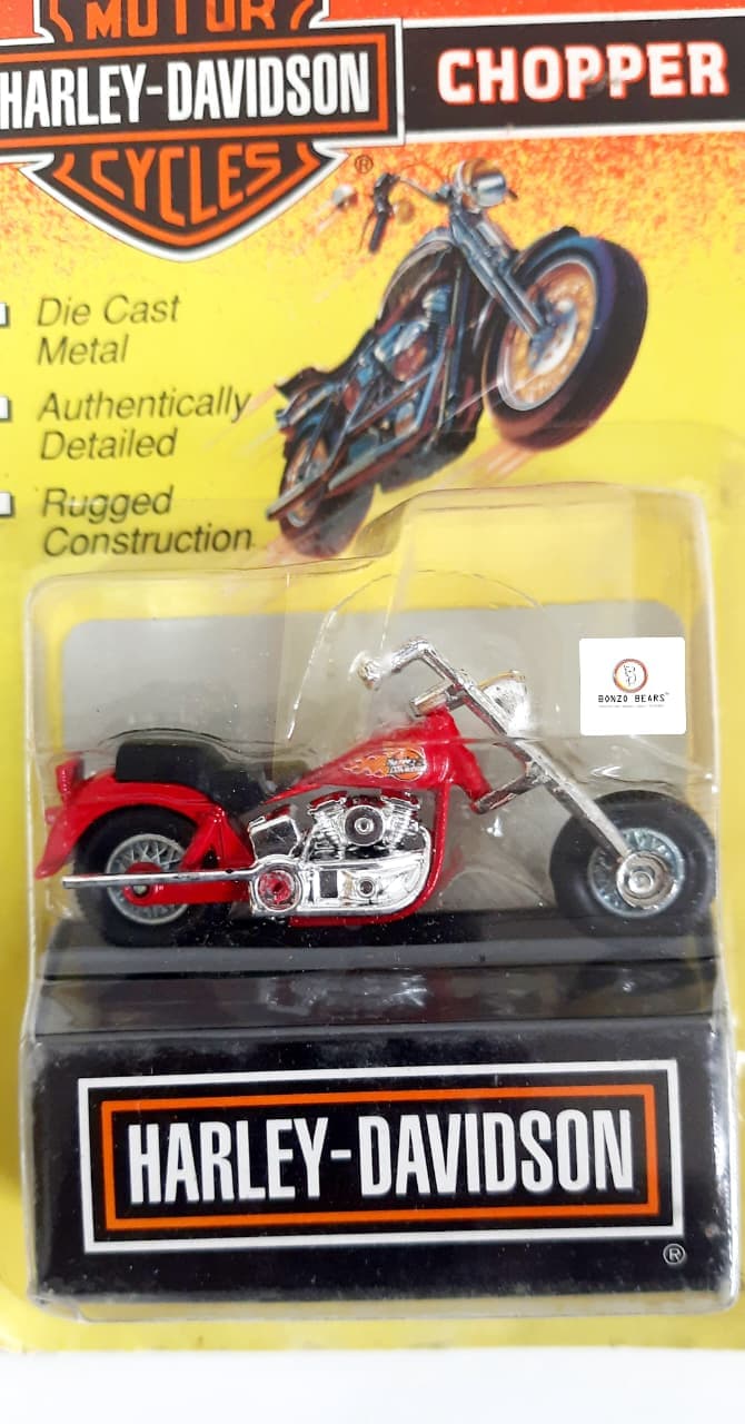 1993 Matchbox Harley-Davidson Chopper (Red)