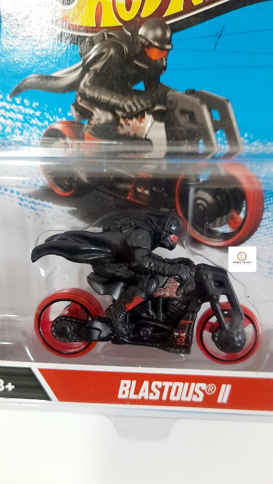 Blastous II (Black and Red variant) with Removable Rider Figure - Hot Wheels | Bonzo Bears