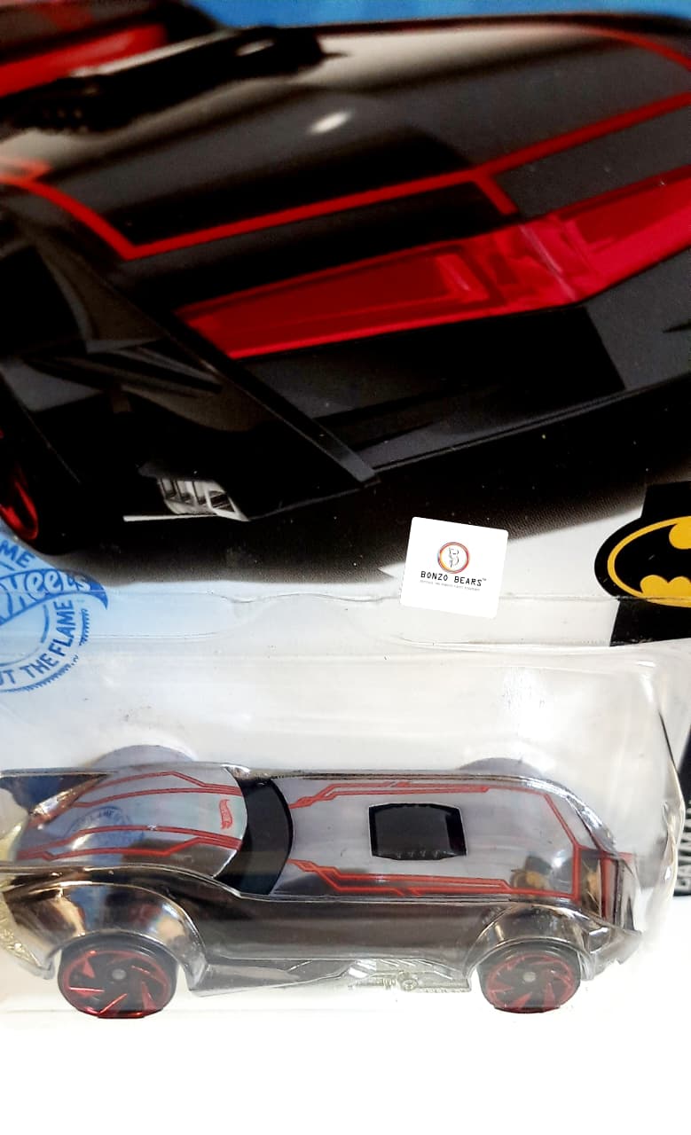 The Batman Batmobile (Silver Chrome) - Hot Wheels Batbox (Restocked)