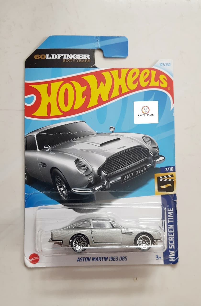 Aston Martin 1963 DB5 (007 GoldFinger) - Hot Wheels PB24