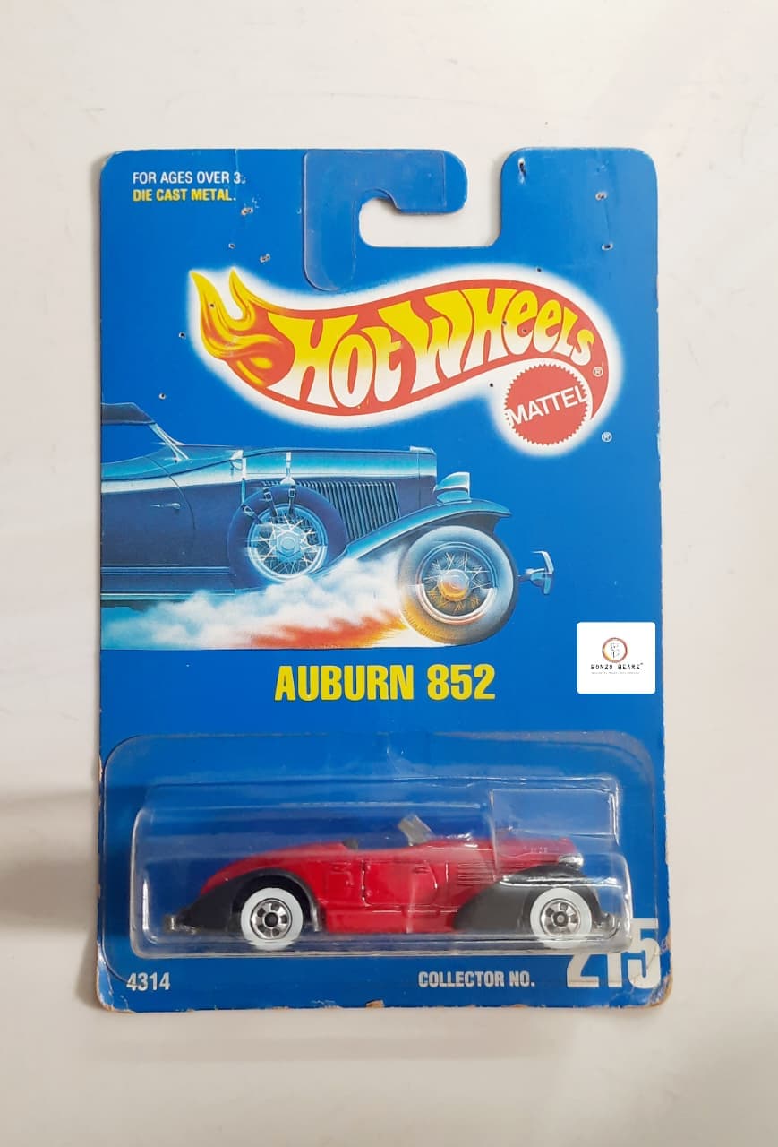 Auburn 852 - Classic old card - Hot Wheels (1991 Released) | Bonzo Bears PB24