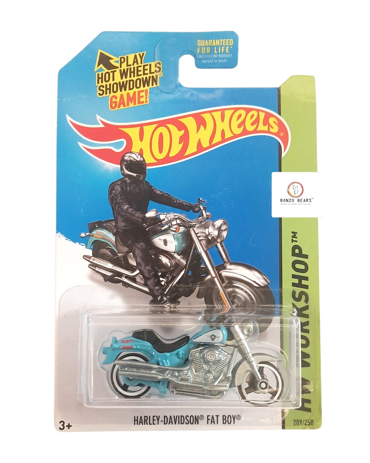 Harley-Davidson Fat Boy - Hot Wheels (2014 release) | Bonzo Bears