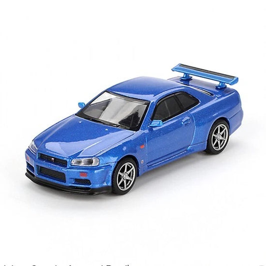 Nissan Skyline GT-R (R34) - Mini GT - Limited Edition Mijo Exclusive - Bayside Blue #759
