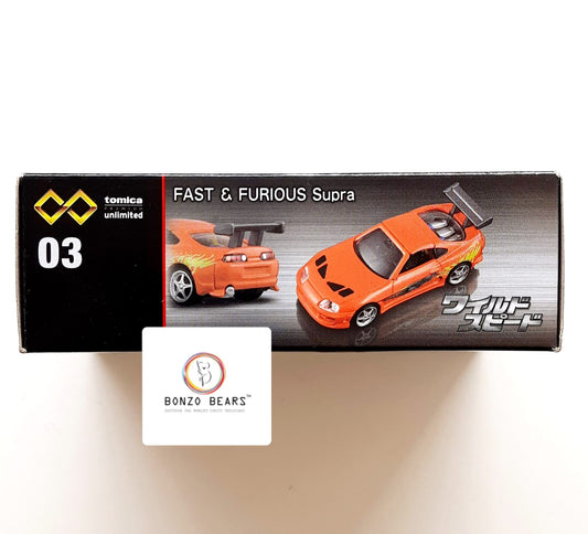 Fast and Furious Supra - Tomica Premium Unlimited (#3)| Bonzo Bears