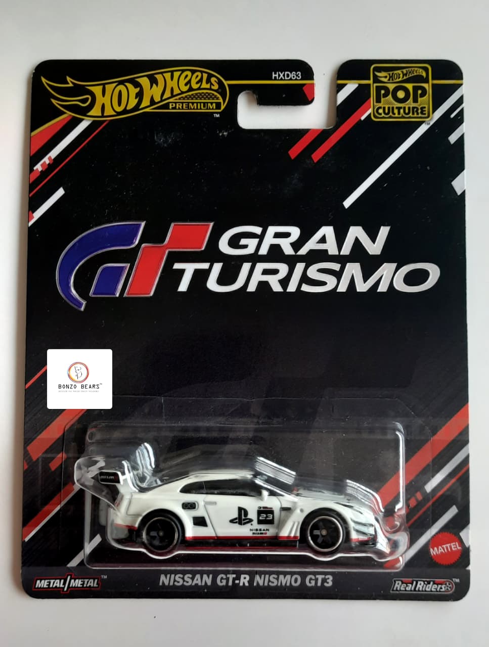 Gran Turismo Nissan GT-R Nismo GT3 - Hot Wheels Premium Pop Culture| Bonzo Bears