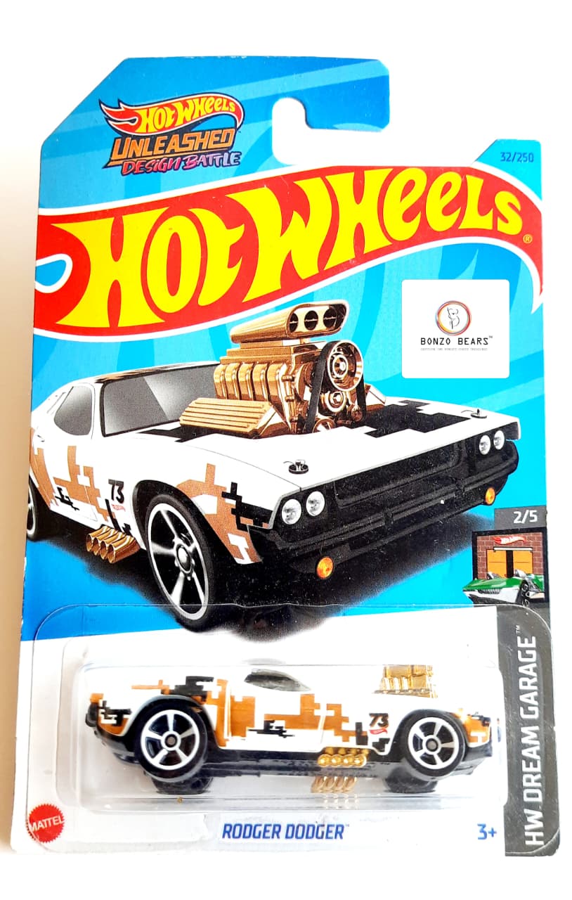 Rodger Dodger (White & Gold) - Hot Wheels | Bonzo Bears ML3