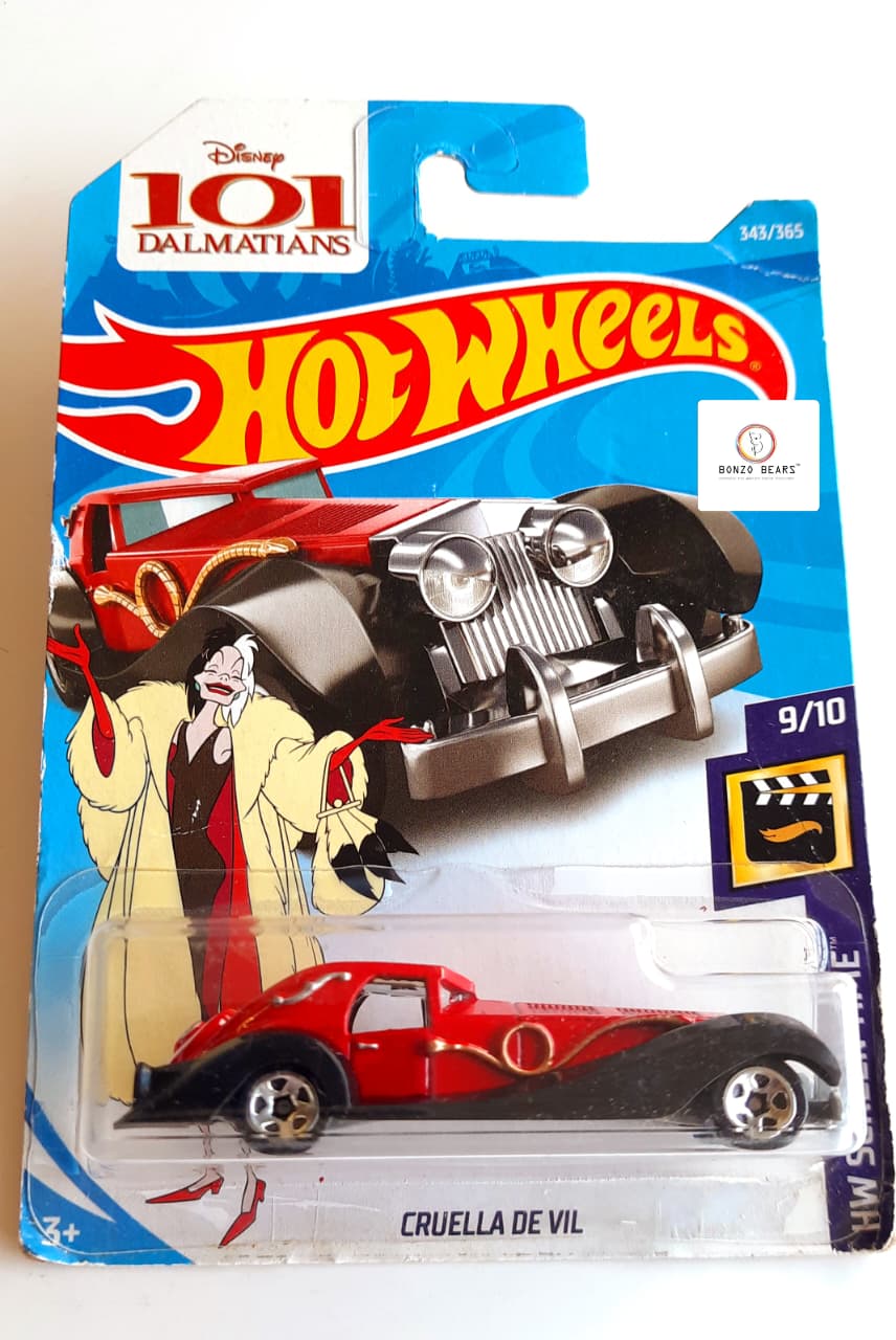 101 Dalmatians - Cruella De Vil - Hot Wheels | Bonzo Bears