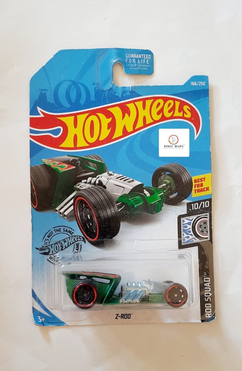 Z-Rod (Green) - Hot Wheels (2019 Released) | Bonzo Bears