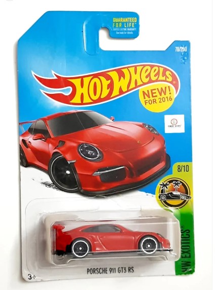 Porsche 911 GT3 RS (2016 Released) - Hot Wheels | Bonzo Bear