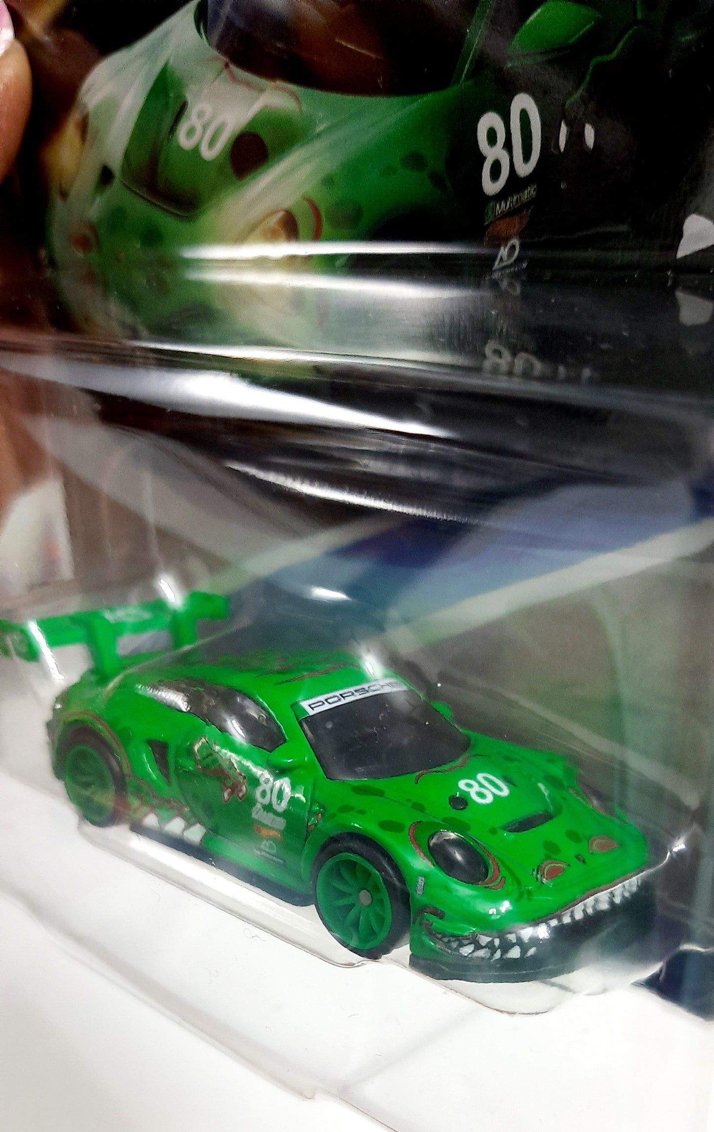 Mint "Rexy" Porsche 911 GT3 R (992) with Protector Case - Hot Wheels Car Culture Race Day - P1