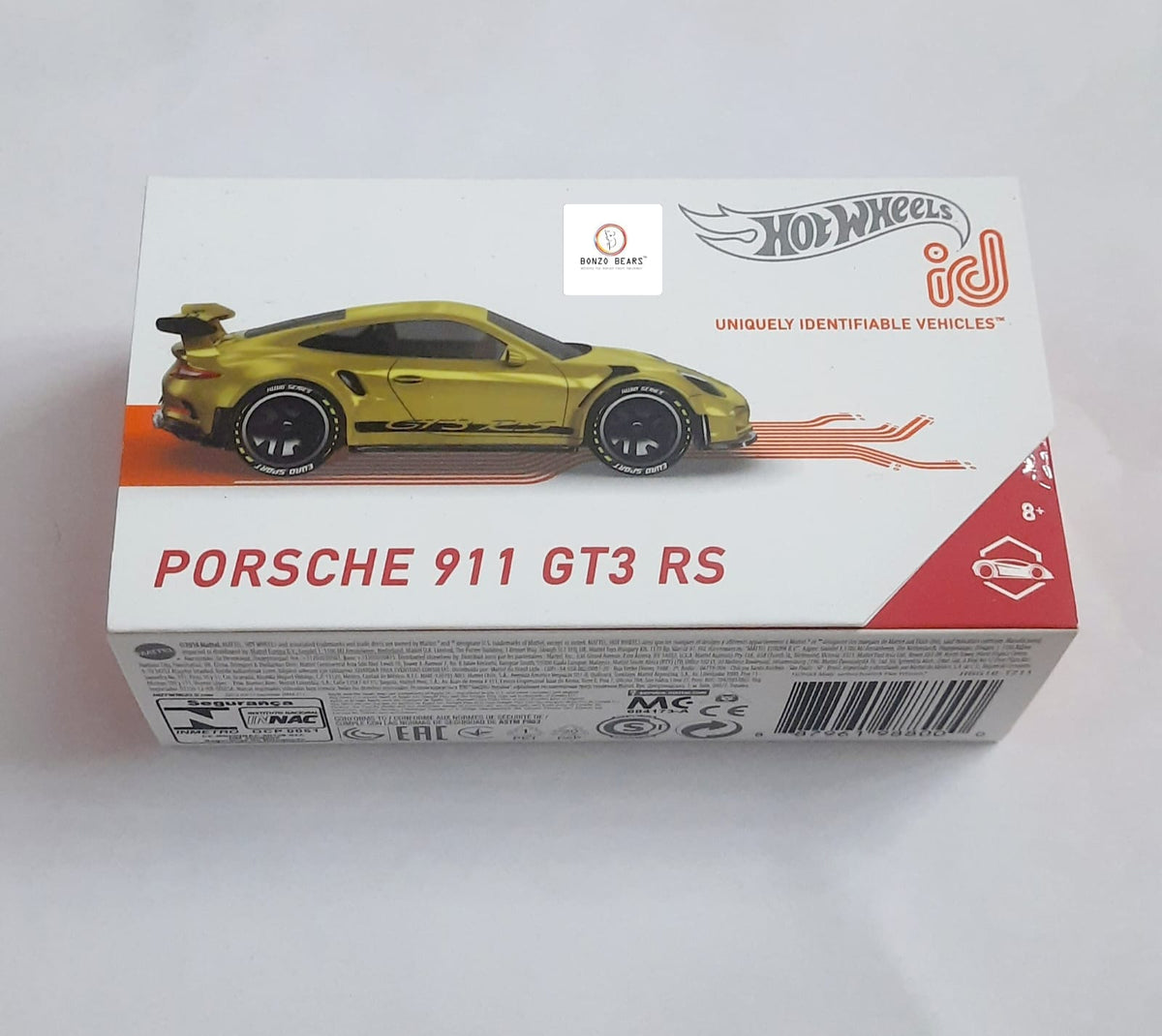 Rare ID Car - Porsche 911 GT3 RS - Hot Wheels | Bonzo Bears