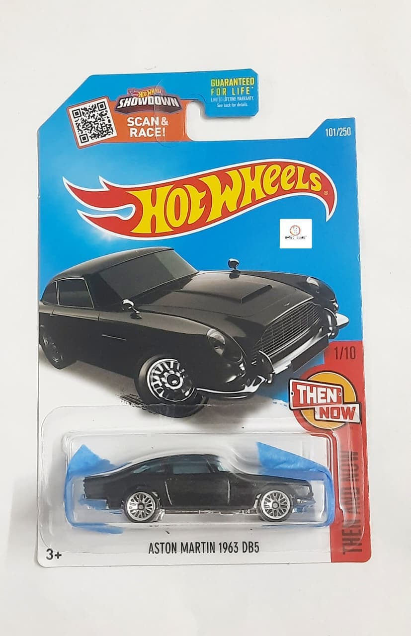 Aston Martin 1963 DB5 (007 GoldFinger) BLACK - Hot Wheels