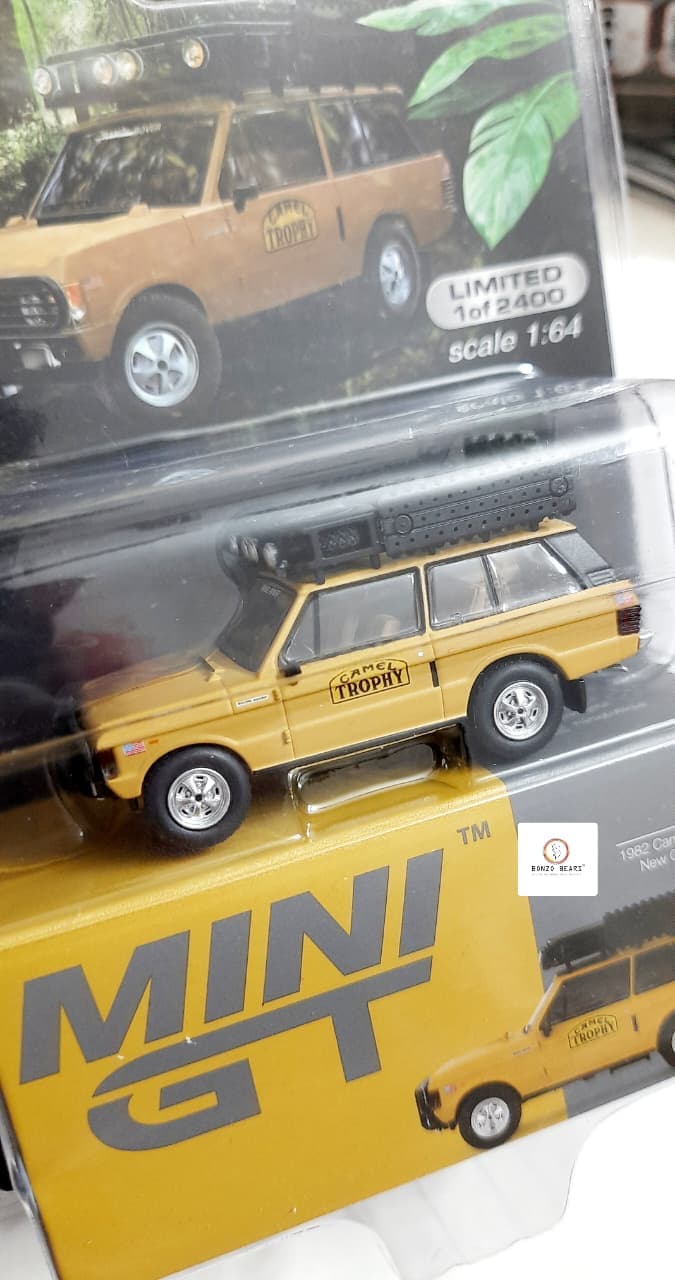 Limited Edition 1 of 2400 MiJo Exclusive - Range Rover 1982 Camel Trophy Papua New Guinea Team USA - MINI GT