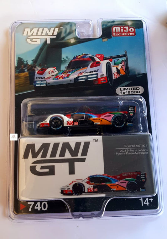 Porsche 963 #75 – Mini GT 1:64 Diecast Car | Mijo Exclusive | Porsche Penske Motorsport Team | Limited to 6,000 Units