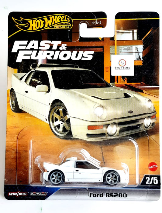 Premium Fast & Furious Ford RS200 (2024 release) - Hot Wheels | Bonzo Bears