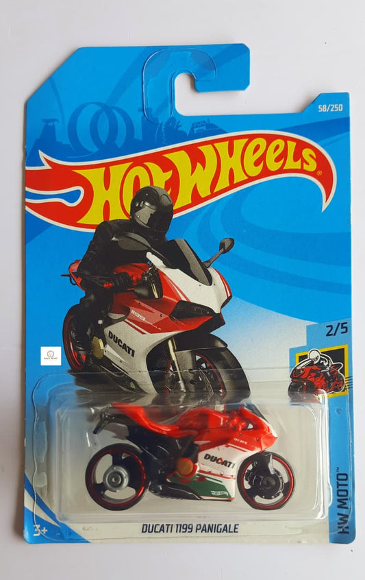 Ducati 1199 Panigale (White/Red) - Hot Wheels | Bonzo Bears