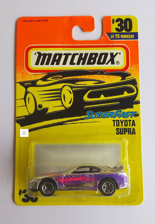 SuperFast Toyota Supra  Silver Chrome - Matchbox | Bonzo Bears