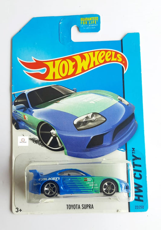 Toyota Supra (2013) Blue & Green Toyota Supra (Falken) Hot Wheels HW City| Bonzo Bears