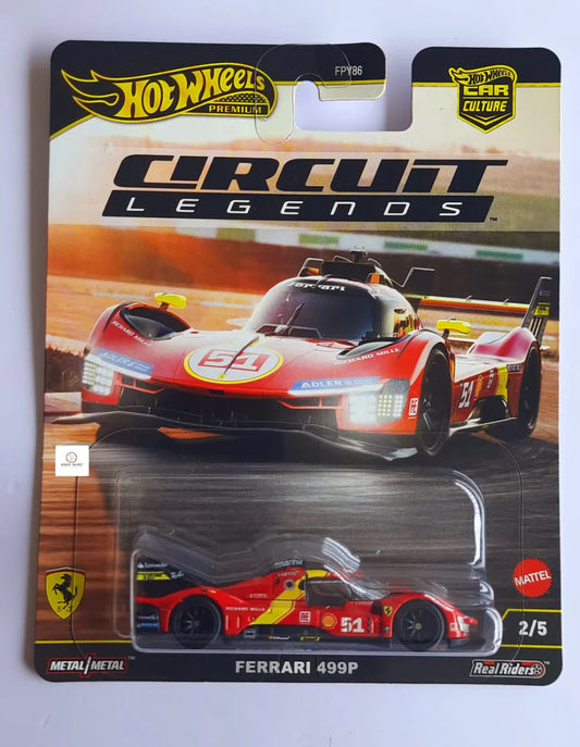 Ferrari 499P - Circuit Legends (Imported)  HOT WHEELS PREMIUM 2025  - 1/64 | Bonzo Bears