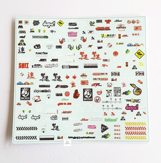 1/64 Warter Decals - Multi brands