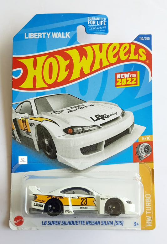 LB Super Silhouette Nissan Silvia (S15) - Hot Wheels Liberty Walk (White)