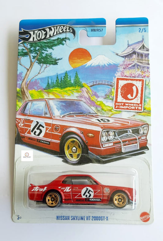 Nissan Skyline HT 2000GT-X - Hot Wheels J imports (red)