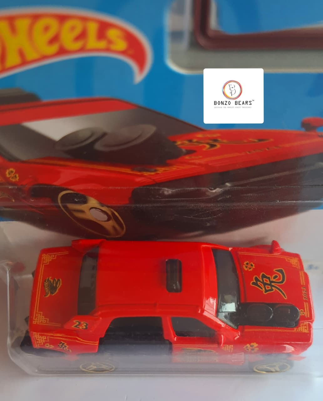 Time Attaxi - Hot Wheels (European Short Card) #23 | Bonzo Bears PB61