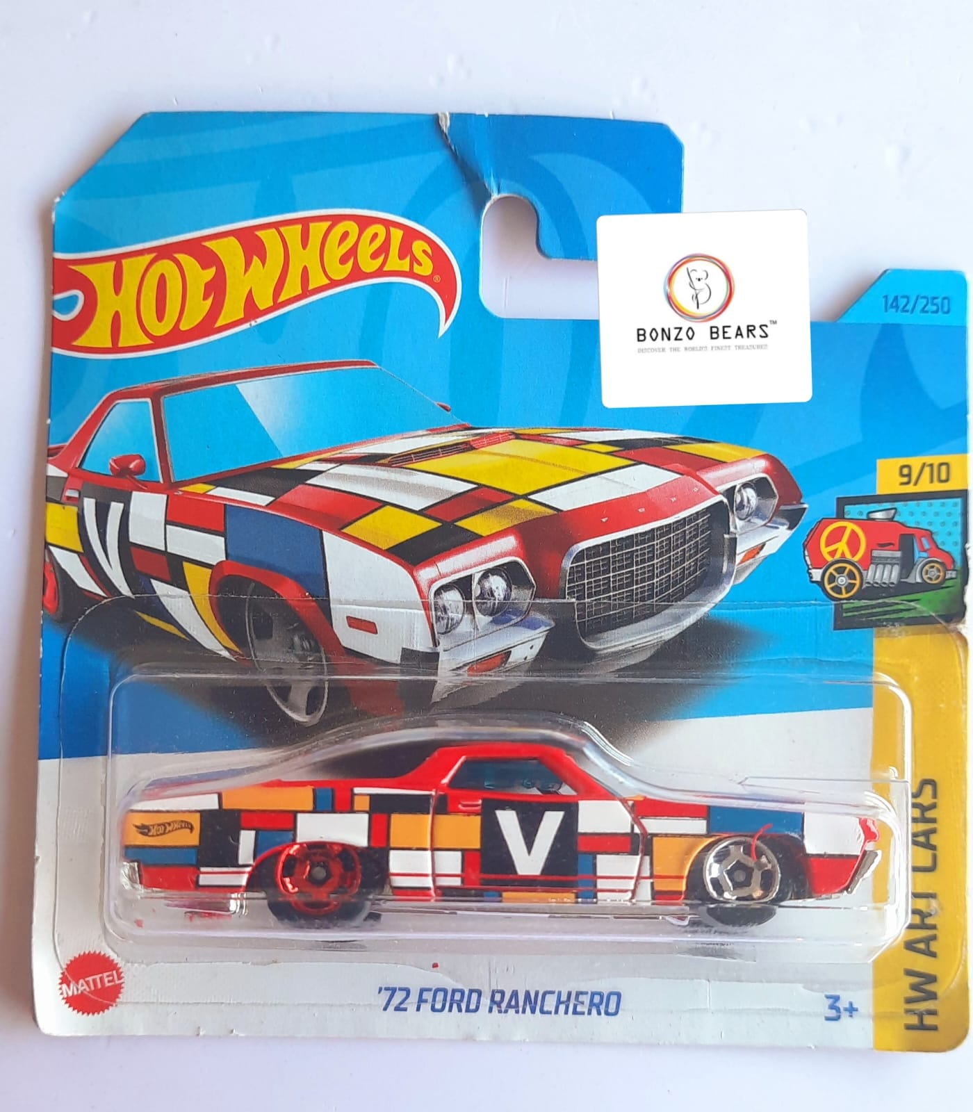 '72 Ford Ranchero - Hot Wheels (European Short Card) | Bonzo Bears PB61