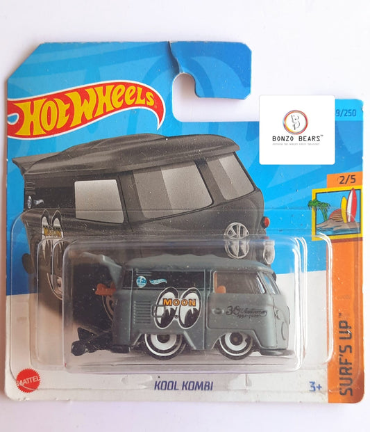 Moon Eyes Kool Kombi (Grey) - Hot Wheels (European Short Card) | Bonzo Bears