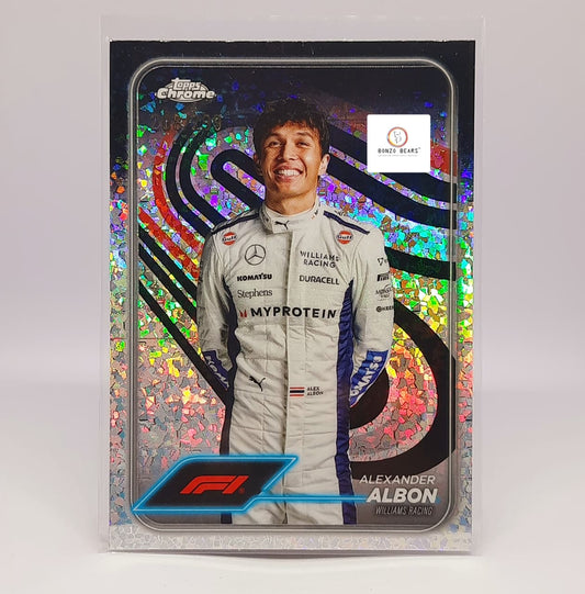 Mini Diamonds- Alexander Albon 208/299( Limited to 299 Prints world Wide) Williams Racing- Tops Chrome
