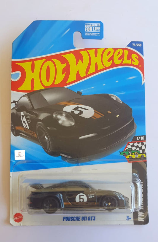 Porsche 911 GT3 – Hot Wheels (Black) No. 5 | Bonzo Bears