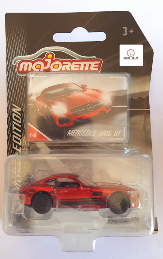 Limited Edition Red Chrome Mercedes Benz AMG GT - Majorette | Bonzo Bears