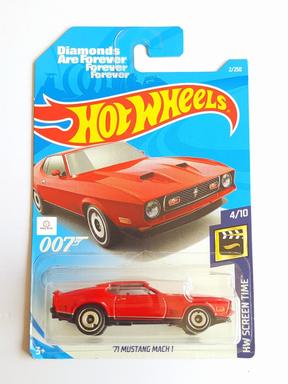 James Bond 007 '71 Mustang Mach 1 - Hot Wheels 2019 Release| Bonzo Bears