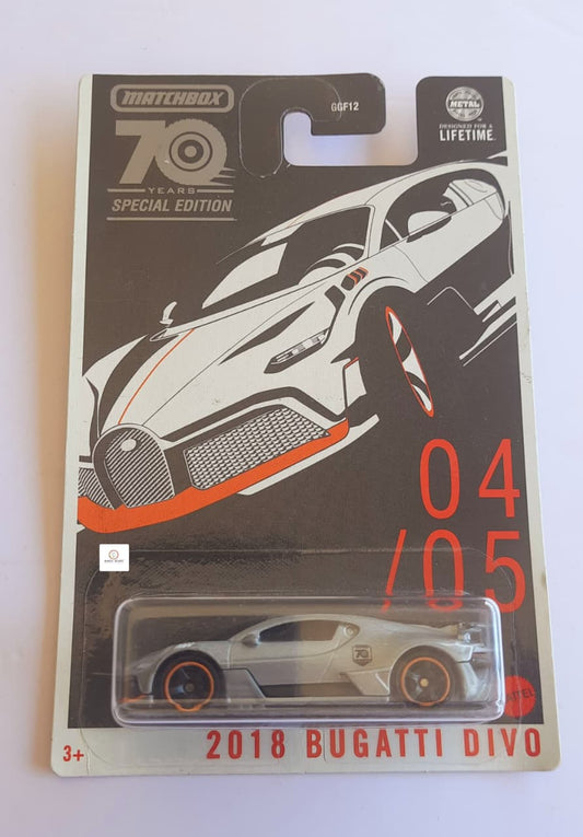 Matchbox Bugatti Divo 70th Anniversary Edition