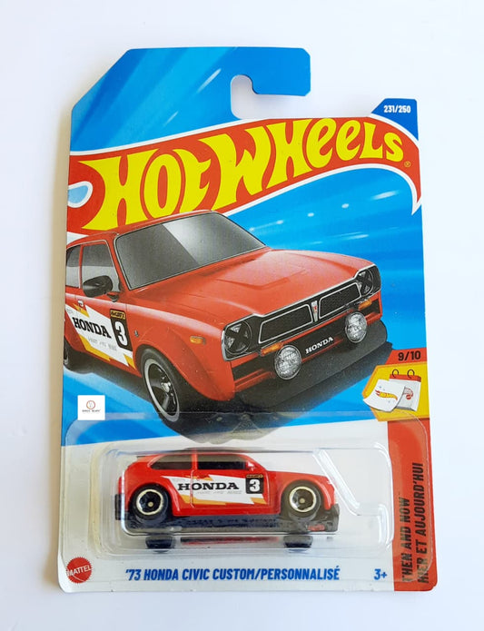 🚗 ’73 Honda Civic Custom Personnalise – Hot Wheels