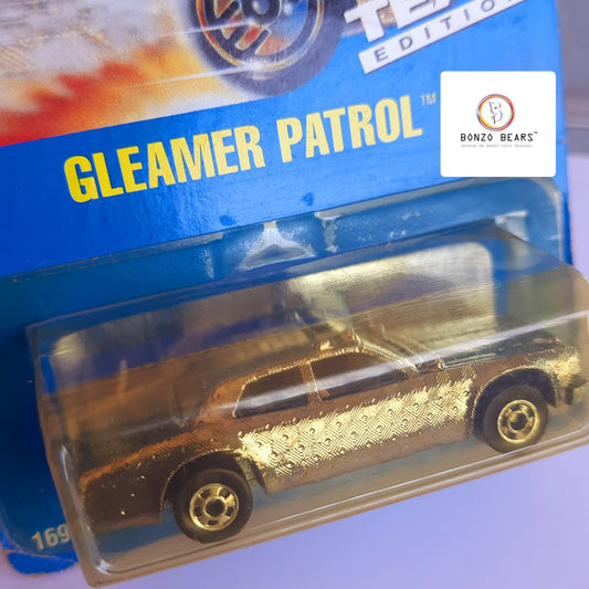 Vintage 1996 Gold Gleamer Patrol - Hot Wheels | Bonzo Bears