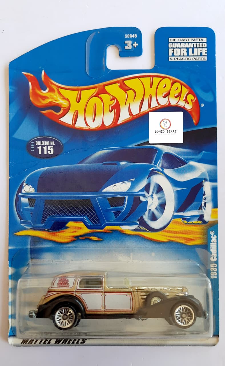 1935 Cadillac - Gold 2001 release Collector #115 - Hot Wheels | Bonzo Bears