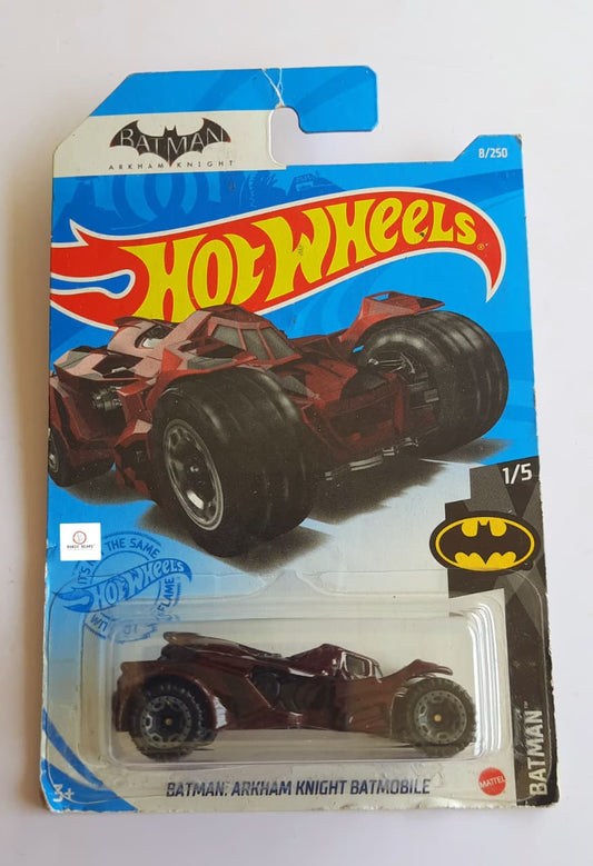Batman Arkham Knight Batmobile – Hot Wheels Mainline 1:64 Diecast Car | DC Comics ( Red )