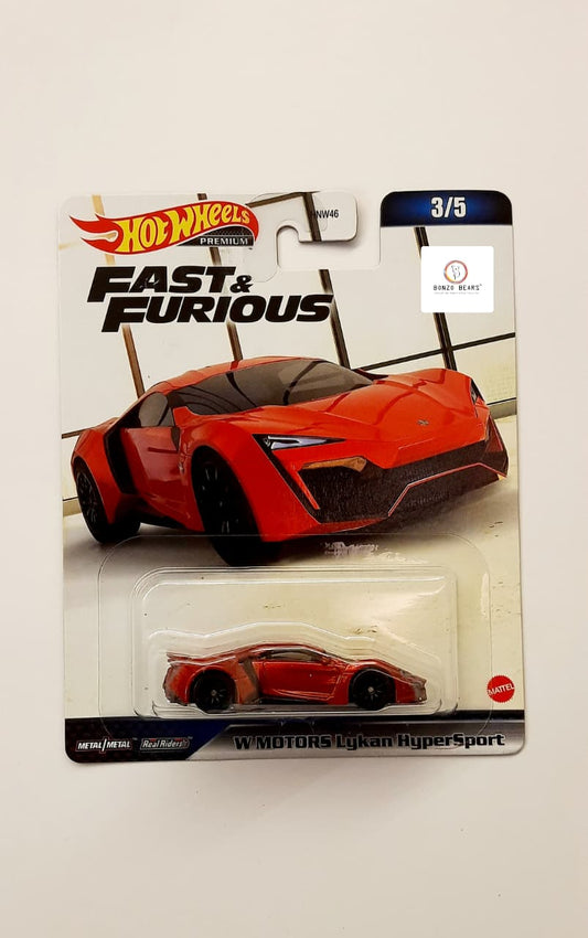 Fast & Furious W Motors Lykan HyperSport - Hot Wheels Premium | Bonzo Bears