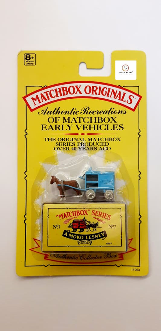 Matchbox Originals No. 7 Horse-Drawn Milk Float (1992 Released) | Bonzo Bears BB11