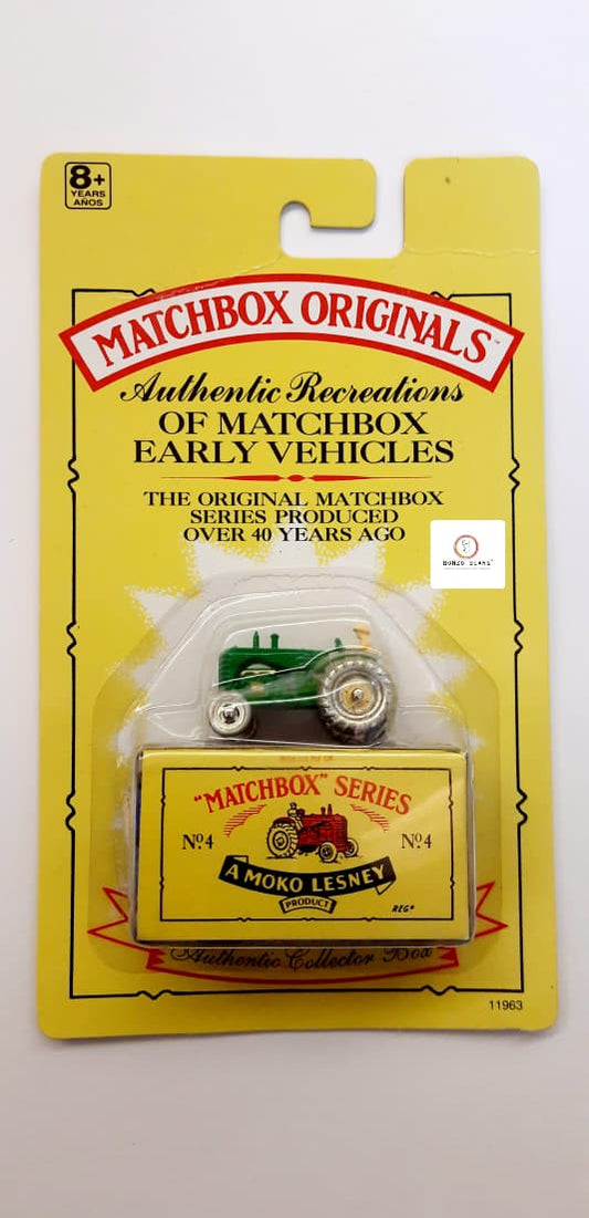 Massey Harris Tractor (1992 Release)  - Matchbox Originals No. 4 | Bonzo Bears