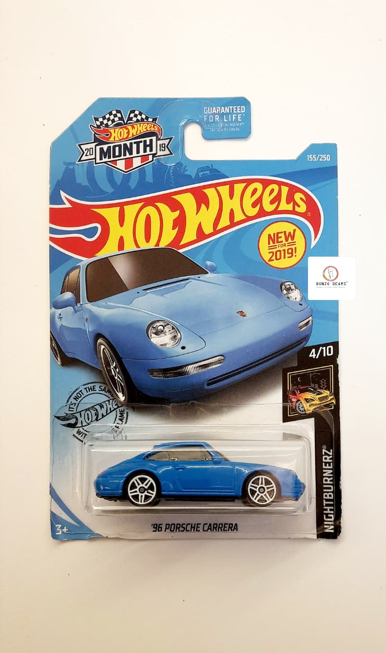 '96 Porsche Carrera - Hot Wheels | Bonzo Bears (2019 Release) PB46