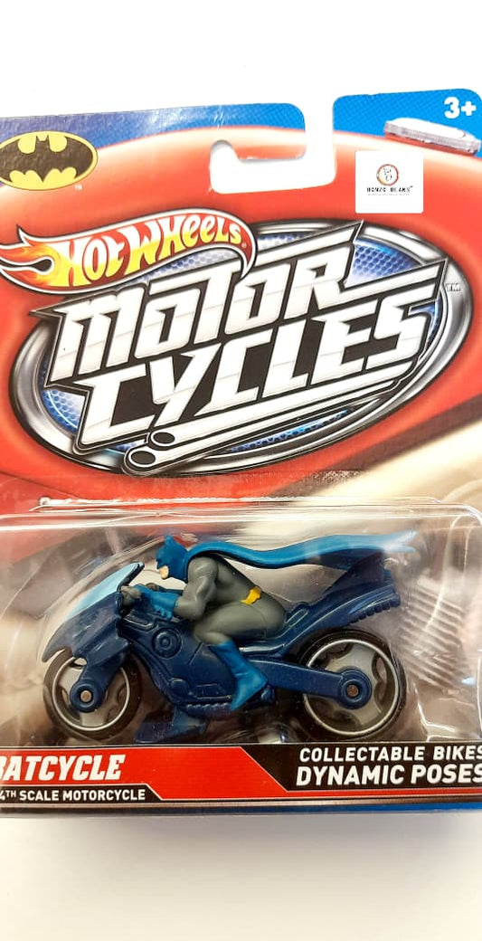 Super Exclusive Speed Cycles Batcycle (Blue) - Hot Wheels (2010 Released) | Bonzo Bears