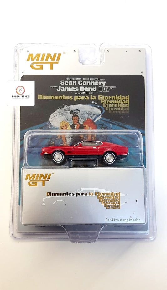 Spanish Edition - Mini GT James Bond Ford Mustang Mach 1 | Bonzo Bears BB11