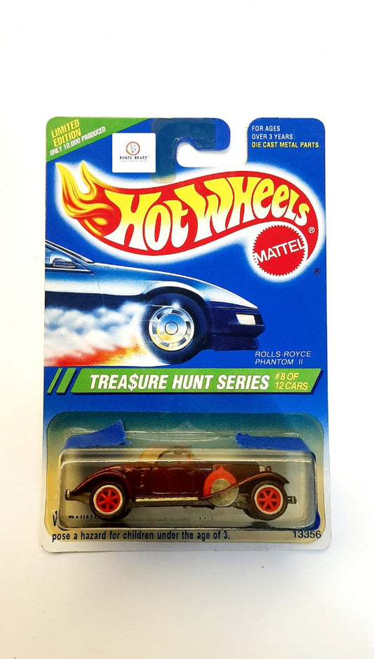 Treasure Hunt Series Rolls-Royce Phantom II - Hot Wheels (1995 Released) | Bonzo Bears