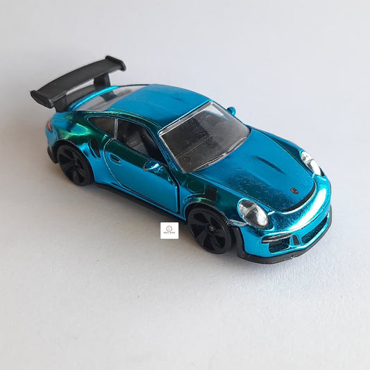 Porsche 911 GT3 RS Super chrome - Majorette